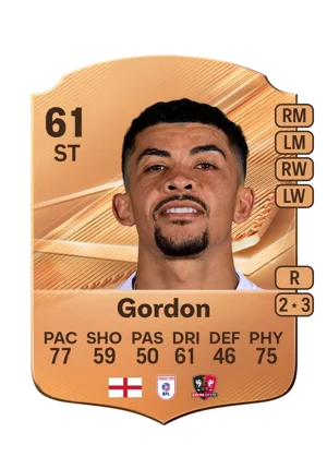 Gordon - 61 - Rare EA FC 27 card