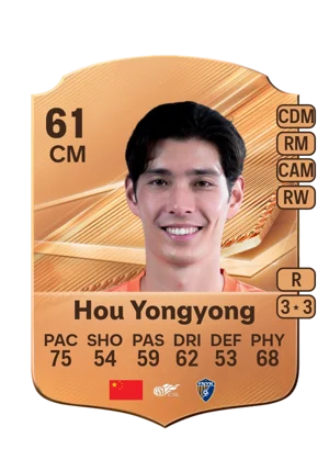 Hou Yongyong - 61 - Rare EA FC 27 card