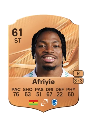 Afriyie - 61 - Rare EA FC 27 card