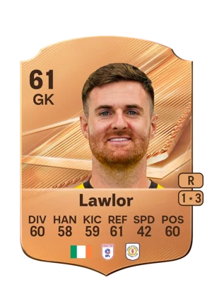 Lawlor - 61 - Rare EA FC 27 card