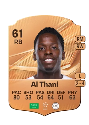 Al Thani - 61 - Rare EA FC 27 card
