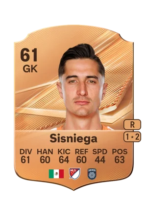 Sisniega - 61 - Rare EA FC 27 card