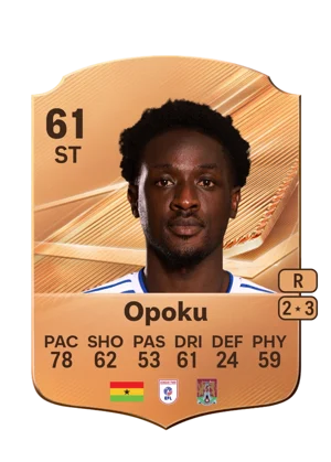 Opoku - 61 - Rare EA FC 27 card