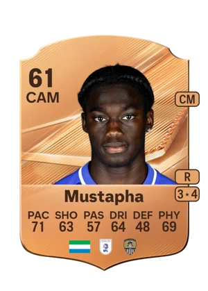 Mustapha - 61 - Rare EA FC 27 card