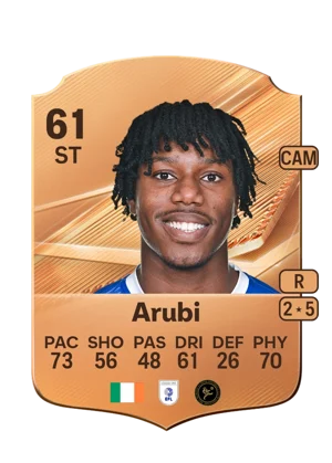 Arubi - 61 - Rare EA FC 27 card
