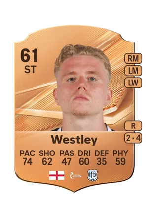 Westley - 61 - Rare EA FC 27 card