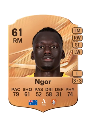 Ngor - 61 - Rare EA FC 27 card