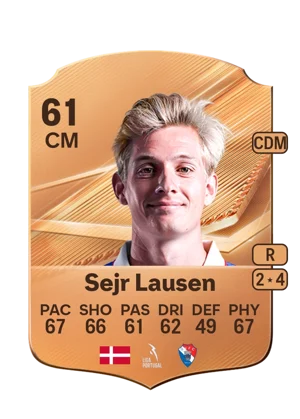 Sejr Lausen - 61 - Rare EA FC 27 card