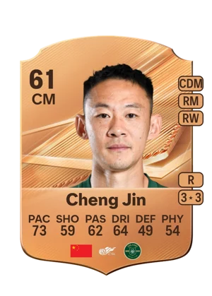 Cheng Jin - 61 - Rare EA FC 27 card