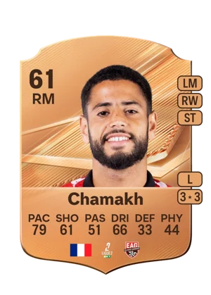 Chamakh - 61 - Rare EA FC 27 card
