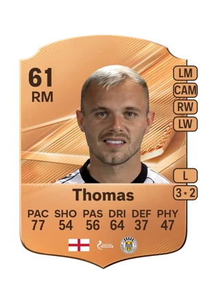 Thomas - 61 - Rare EA FC 27 card