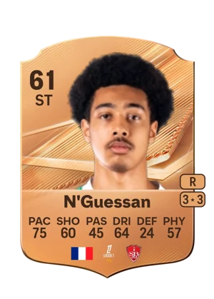 N'Guessan - 61 - Rare EA FC 27 card