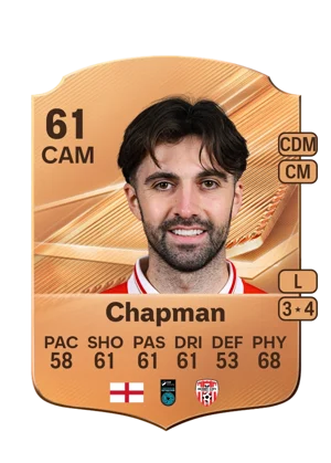 Chapman - 61 - Rare EA FC 27 card