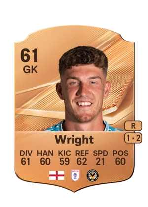 Wright - 61 - Rare EA FC 27 card