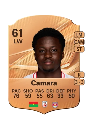 Camara - 61 - Rare EA FC 27 card