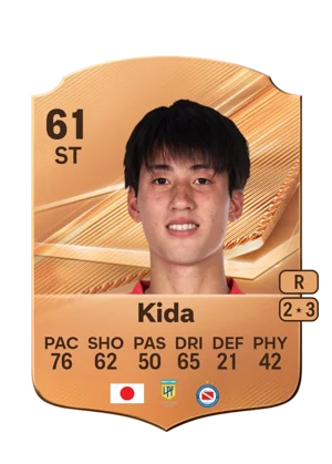 Kida - 61 - Rare EA FC 27 card