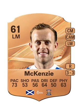 McKenzie - 61 - Rare EA FC 27 card