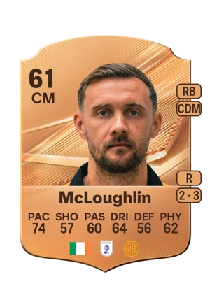 McLoughlin - 61 - Rare EA FC 27 card