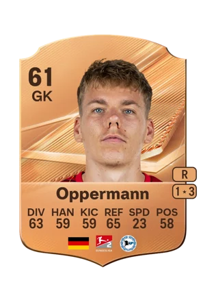 Oppermann - 61 - Rare EA FC 27 card