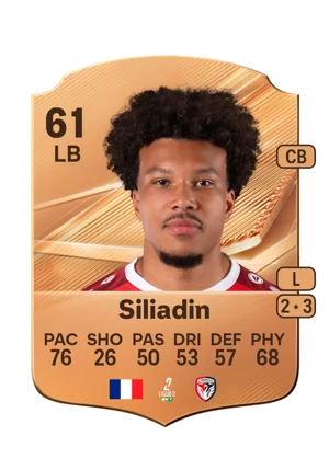 Siliadin - 61 - Rare EA FC 27 card