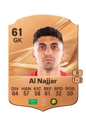 Al Najjar - 61 - Rare EA FC 27 card