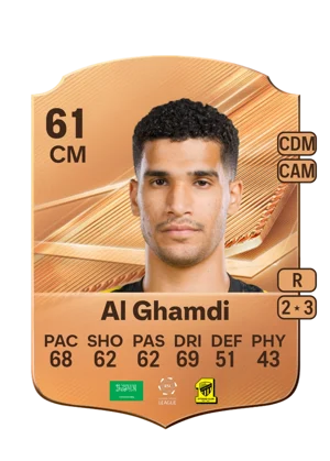 Al Ghamdi - 61 - Rare EA FC 27 card