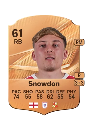 Snowdon - 61 - Rare EA FC 27 card