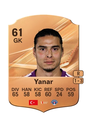 Yanar - 61 - Rare EA FC 27 card