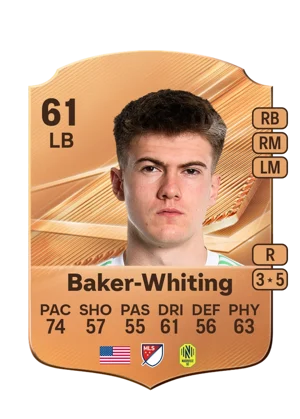 Baker-Whiting - 61 - Rare EA FC 27 card