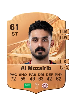 Al Mozairib - 61 - Rare EA FC 27 card