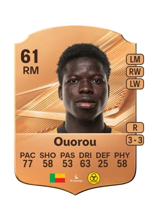 Ouorou - 61 - Rare EA FC 27 card