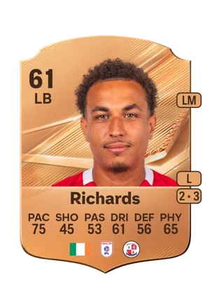 Richards - 61 - Rare EA FC 27 card