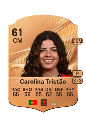 Carolina Tristão - 61 - Rare EA FC 27 card