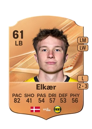 Elkær - 61 - Rare EA FC 27 card