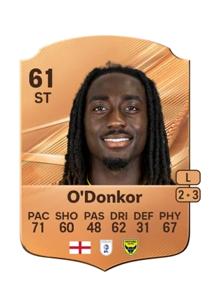 O'Donkor - 61 - Rare EA FC 27 card