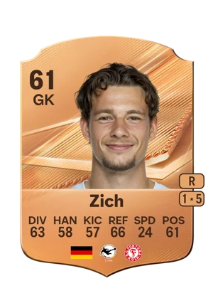 Zich - 61 - Rare EA FC 27 card