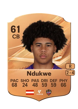 Ndukwe - 61 - Rare EA FC 27 card