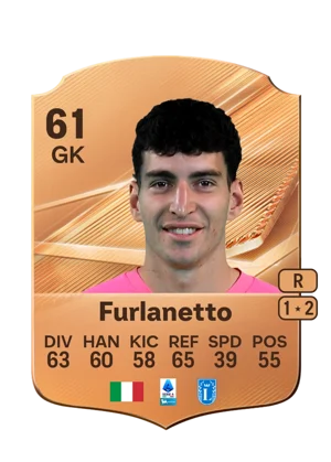 Furlanetto - 61 - Rare EA FC 27 card