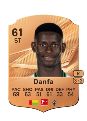 Danfa - 61 - Rare EA FC 27 card