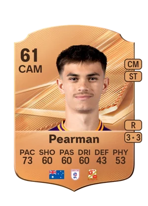 Pearman - 61 - Rare EA FC 27 card