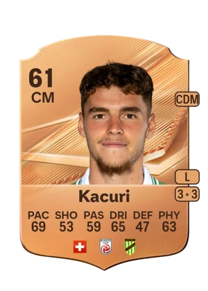 Kacuri - 61 - Rare EA FC 27 card