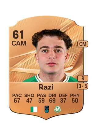 Razi - 61 - Rare EA FC 27 card