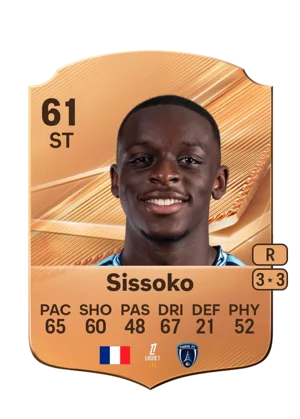 Sissoko - 61 - Rare EA FC 27 card
