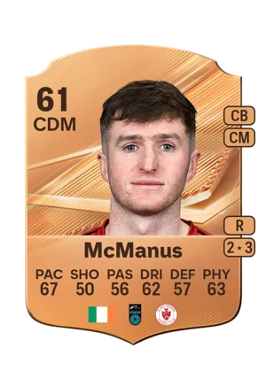 McManus - 61 - Rare EA FC 27 card