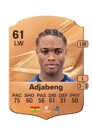 Adjabeng - 61 - Rare EA FC 27 card