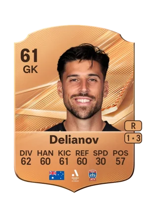 Delianov - 61 - Rare EA FC 27 card