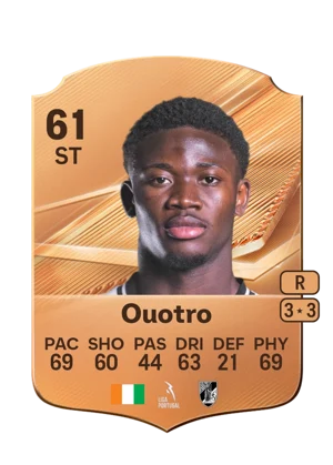Ouotro - 61 - Rare EA FC 27 card
