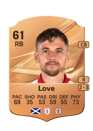 Love - 61 - Rare EA FC 27 card
