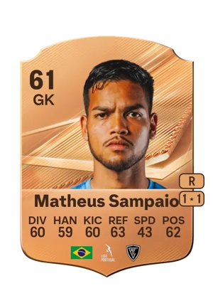 Matheus Sampaio - 61 - Rare EA FC 27 card