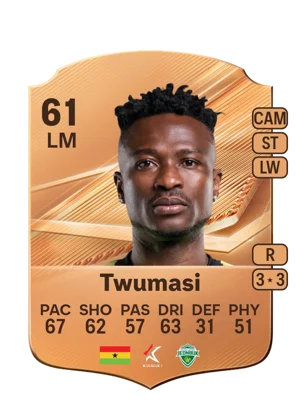 Twumasi - 61 - Rare EA FC 27 card